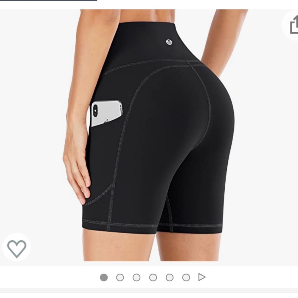 Black Biker Shorts
